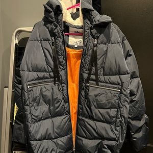 Navy Blue Winter Coat